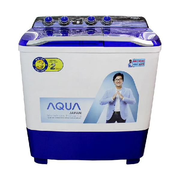 Mesin Cuci 2 Tabung dari AQUA