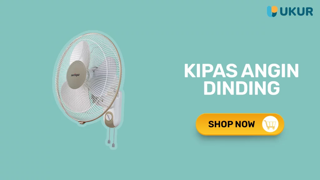 beli kipas angin dinding di Ukur