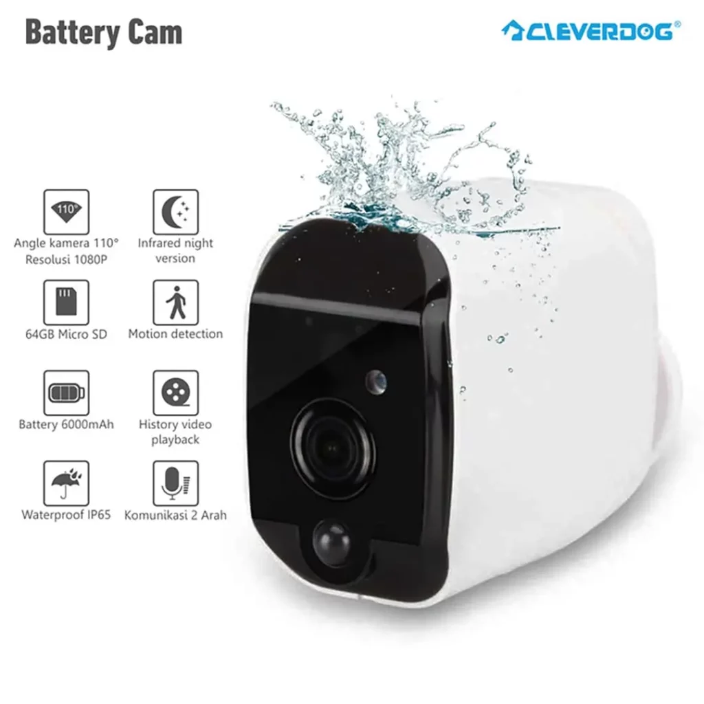 Cleverdog Battery Cam IP Camera CCTV