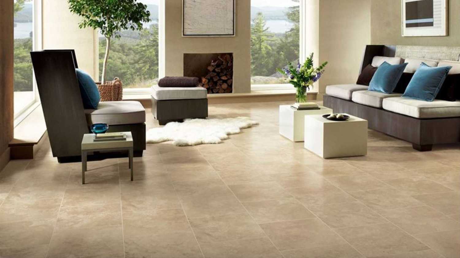 Lantai Travertine