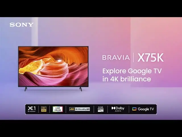 Sony Smart Google TV X75K