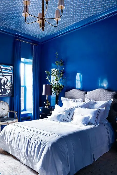 kamar warna Lapis Lazuli