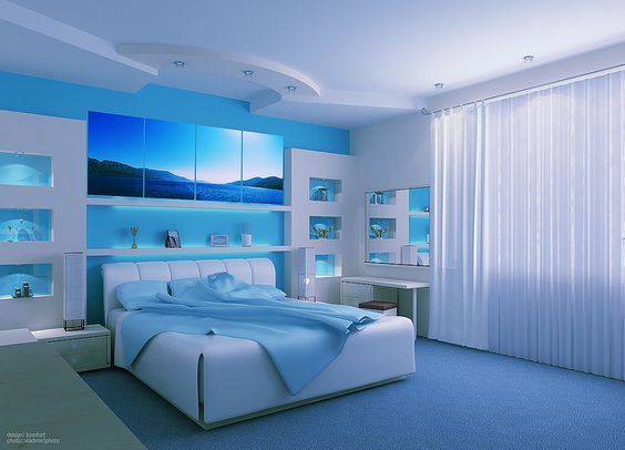 Inspirasi Warna dan Desain Kamar Biru Laut Minimalis dan Estetik